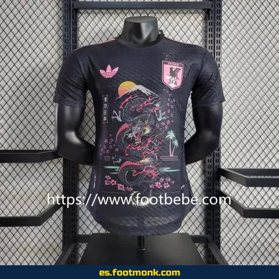 Camiseta Oficial Japón 2023 Edición Especial Dragón - Negra