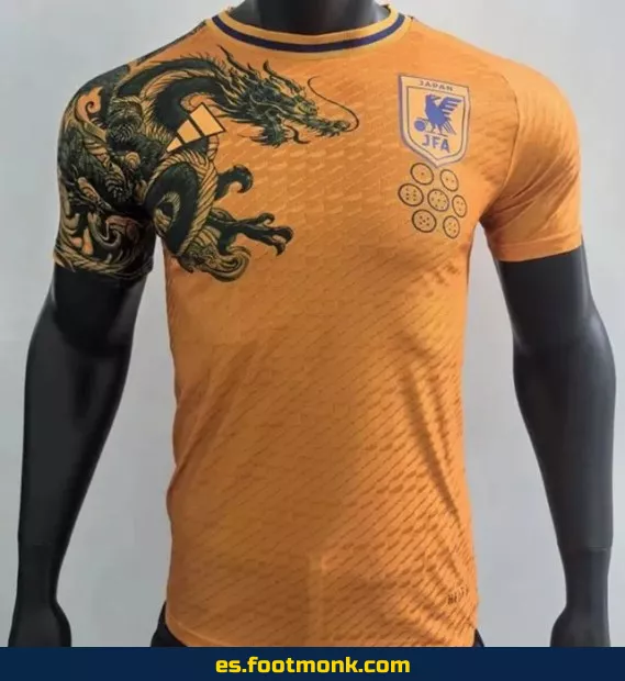 Camiseta Oficial Japón 2024-2025 Naranja – Edición Match