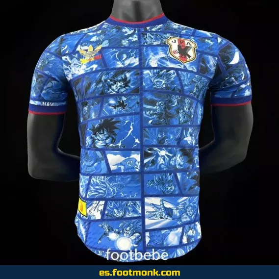 Camiseta Japón 2024 Edición Especial Dragon Ball Wukong Azul – Réplica Oficial