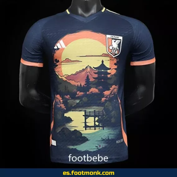 Camiseta Japón 2024 Edición Especial – Pintura al Óleo del Amanecer – Réplica Oficial