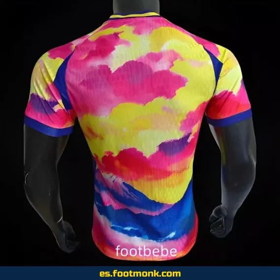 Camiseta Match Japón 2024 Rosa Amarillo Azul Edición Especial