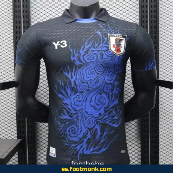 Camiseta de Fútbol Japón Y3 2024-2025 Azul y Negro - Edición Especial