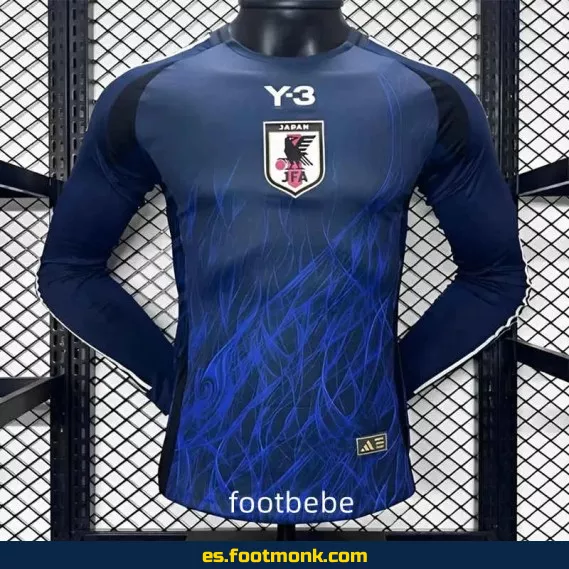 Camiseta de Fútbol Japón Y3 2024 Edición Especial Local Mangas Largas – Colección Oficial
