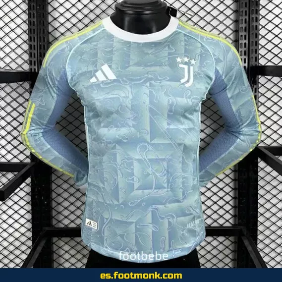 Camiseta Oficial Juventus 2025-2026 Visitante Manga Larga – Edición Especial