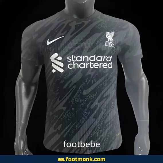 Camiseta de Portero Liverpool 2024-2025 Negra - Edición Oficial