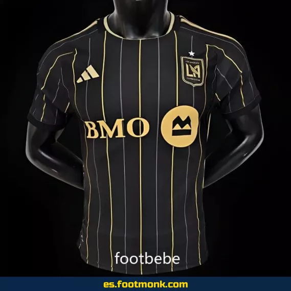 Camiseta Oficial Los Angeles FC Local 2024-2025 - Negra - Edición Temporada Actual