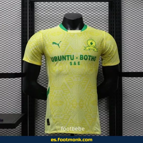 Camiseta Oficial Mamelodi Sundowns 2024-2025 Edición Match - Amarilla