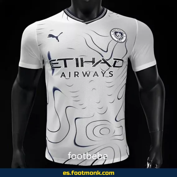 Camiseta Oficial Manchester City 2024-2025 Visitante Blanca – Edición Nueva Temporada