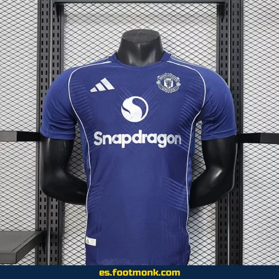 Camiseta Oficial Manchester United 2025-2026 Concepto Azul - Edición Especial - Envío a Domicilio
