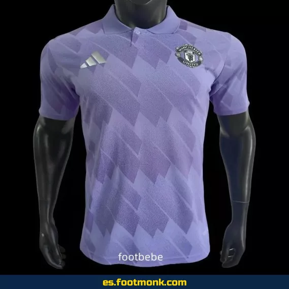 Camiseta Oficial Manchester United 2025 Polo Violeta – Edición Especial