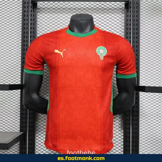 Camiseta Oficial del Marruecos 2024-2025 Local Roja – Edición Especial