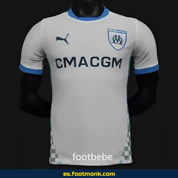 Camiseta Oficial del Olympique de Marseille 2024-2025 Blanca – Edición Match