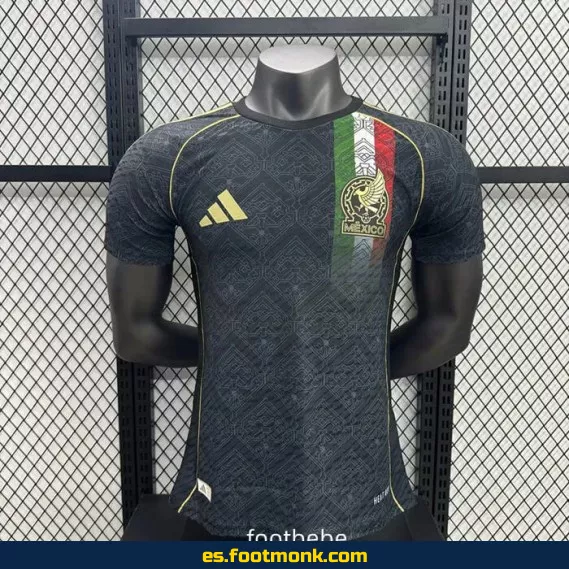 Camiseta de Fútbol México 2025-2026 Edición Especial Negra - Concepto Exclusivo