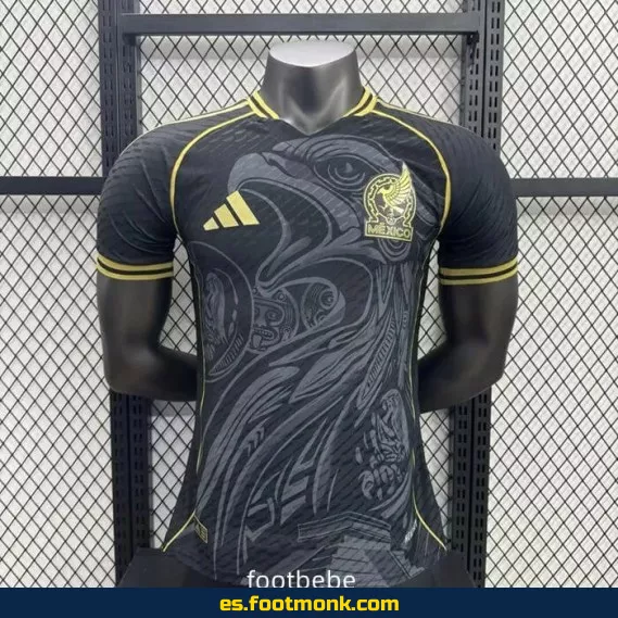 Camiseta de Fútbol México 2025-2026 Edición Especial Negra – Concepto Exclusivo