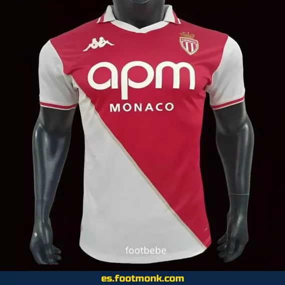 Camiseta Oficial del AS Monaco Local 2024-2025 - Edición Match