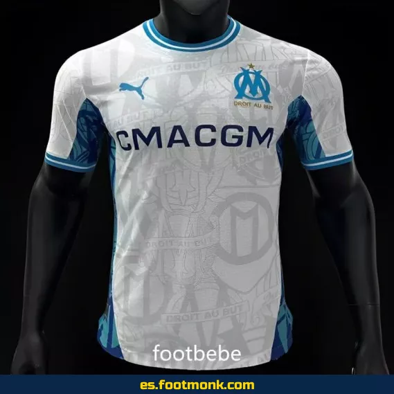 Camiseta Oficial Olympique de Marseille Local 2024-2025 - Edición Nueva Temporada