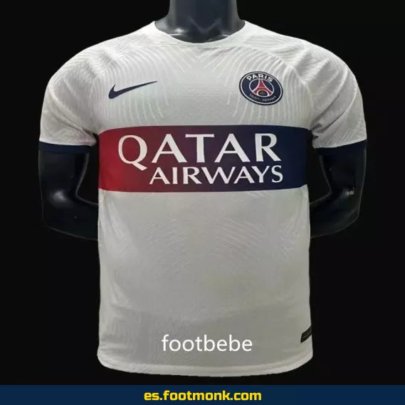 Camiseta Oficial PSG 2023-2024 Visitante Blanca – Edición Nueva Temporada