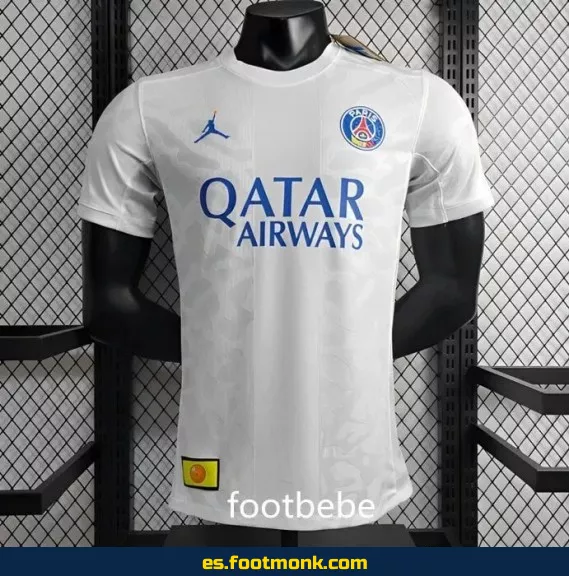 Camiseta Oficial PSG Jordan 2024-2025 Edición Especial Dragon Ball - Blanca