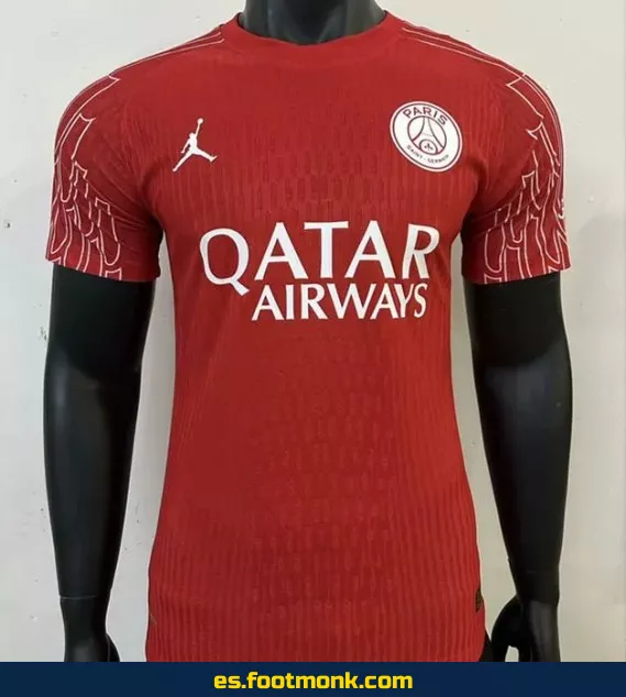 Camiseta de Entrenamiento PSG Jordan 2024-2025 Roja – Edición Especial