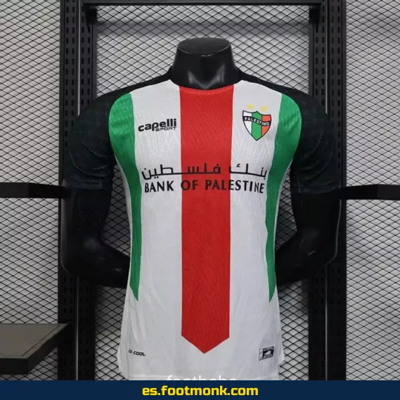 Camiseta Oficial Palestino Local 2025-2026 - Edición Match - Envío a Domicilio