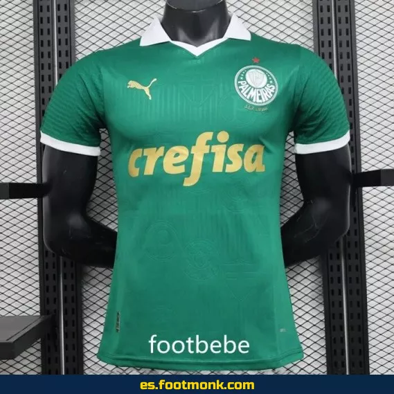 Camiseta de fútbol Palmeiras 2024-2025 Domicilio Verde - Edición Especial, Camiseta Oficial de Equipo, Camiseta Personalizada y de Calidad