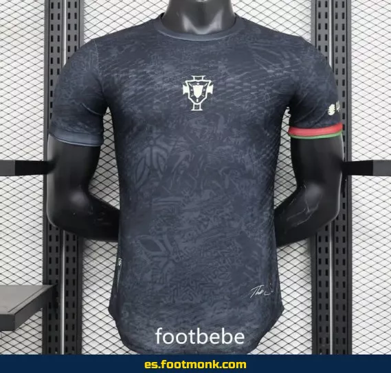 Camiseta Oficial Portugal 2023-2024 THE SIU Negra - Edición Especial