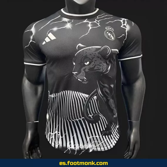 Camiseta Oficial Real Madrid 2024-2025 Edición Pantera Negra - Tercer Equipación