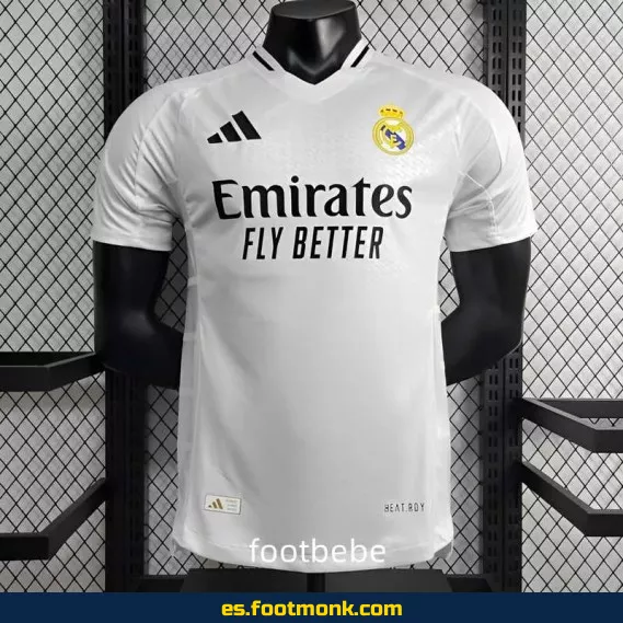 **Camiseta Oficial Real Madrid Local 2024-2025 - Blanca - Edición Nueva Temporada**
