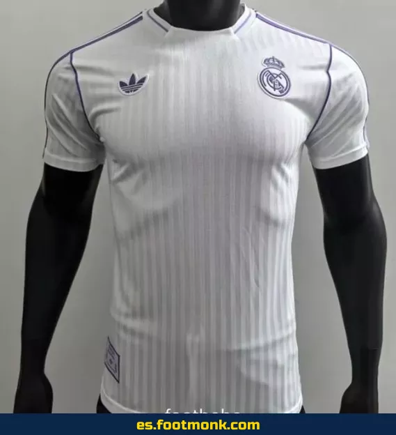 Camiseta Oficial Real Madrid 2025-2026 Blanca - Edición Match