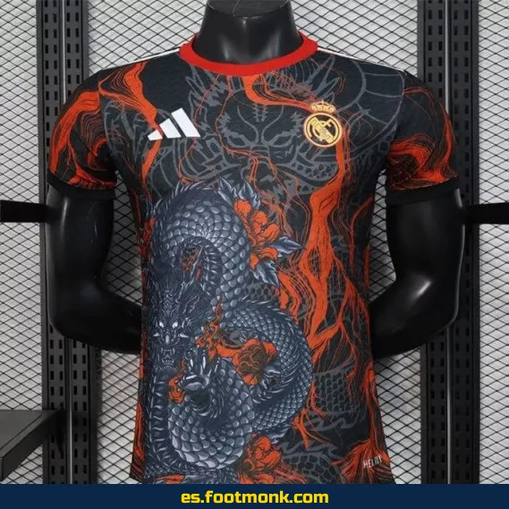 Camiseta Oficial Real Madrid 2025-2026 Dragon Negro - Edición Especial - Compra Ahora
