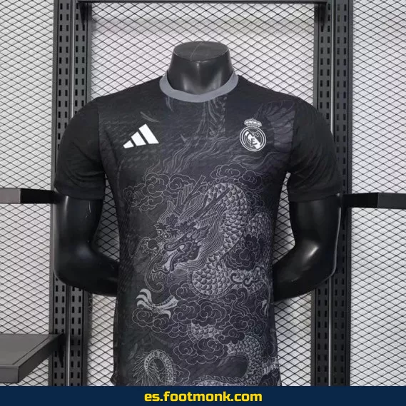 Camiseta Oficial Real Madrid 2025-2026 Dragon Negro - Edición Especial - Compra Online