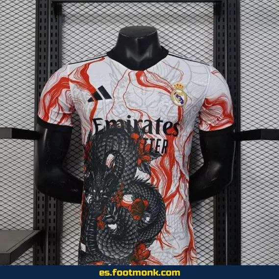 Camiseta Oficial Real Madrid 2025-2026 Dragon Negro - Edición Especial