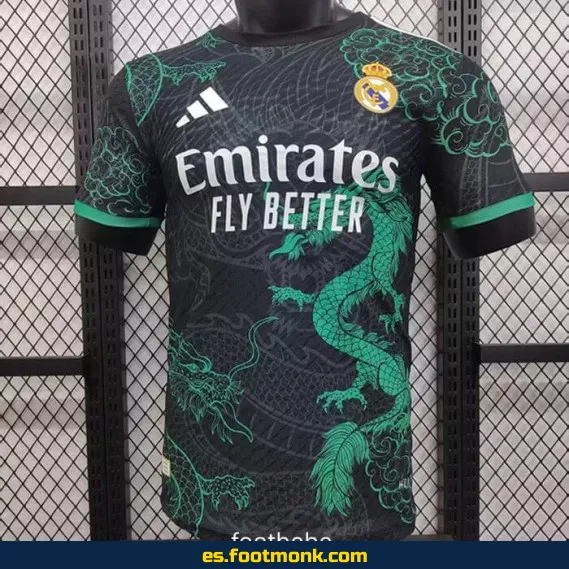 Camiseta Oficial Real Madrid 2025-2026 Edición Especial Dragón Verde – Compra Ahora
