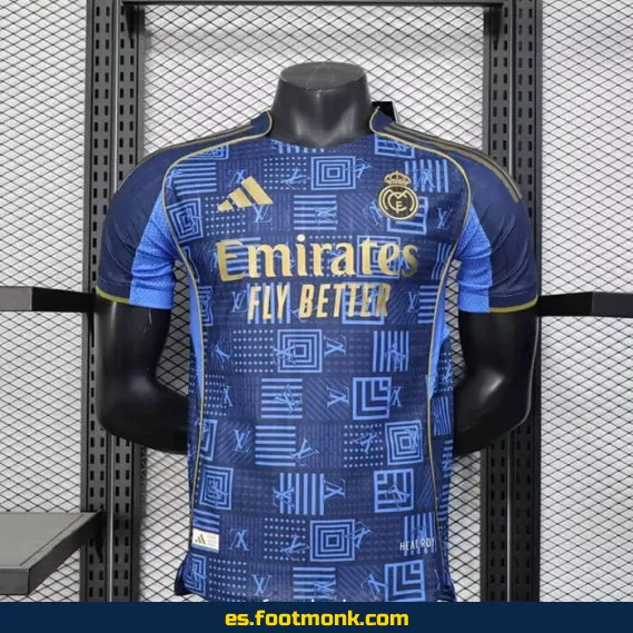 Camiseta de fútbol Real Madrid 2025-2026 Edición Especial Azul