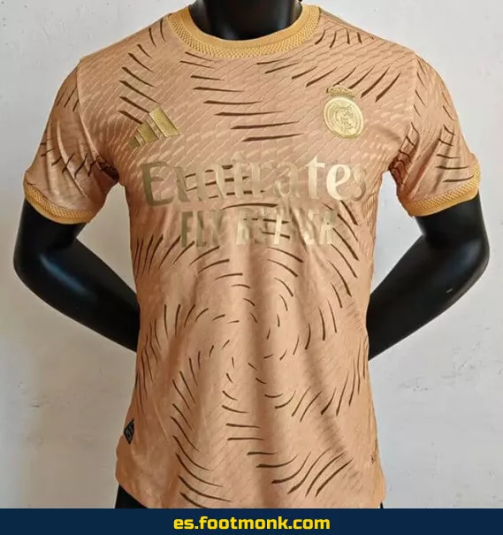 Camiseta Oficial Real Madrid 2025-2026 Edición Especial Oro – Tienda de Fútbol Online