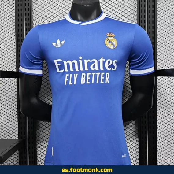 Camiseta Tercera Equipación Real Madrid 2025-2026 Azul – Edición Oficial