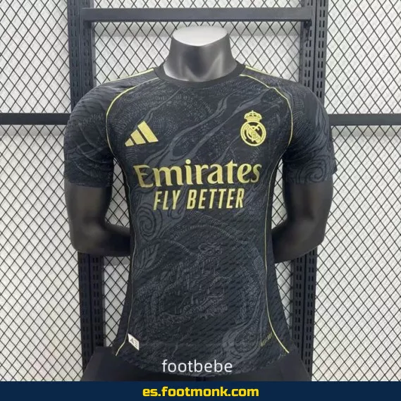 Camiseta Real Madrid Concepto Negro 2025-2026 – Edición Especial – Compra Oficial