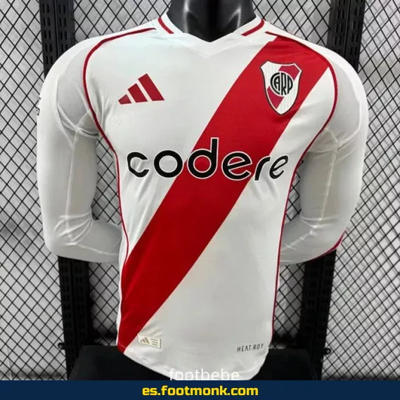 Camiseta Oficial River Plate 2024-2025 Local Manga Larga – Edición Nueva Temporada