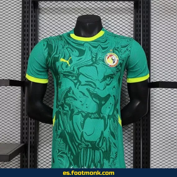 Camiseta Oficial de Fútbol Senegal 2024-2025 Visitante Verde – Edición Especial