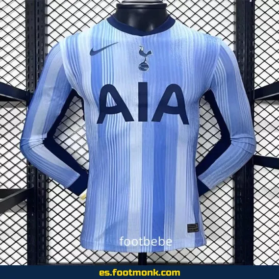 Camiseta Oficial Tottenham 2024-2025 Visitante Manga Larga – Edición Nueva Temporada