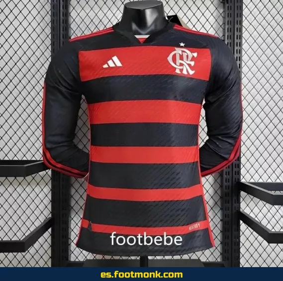 Camiseta Flamengo 2024-2025 Local Manga Larga - Edición Oficial