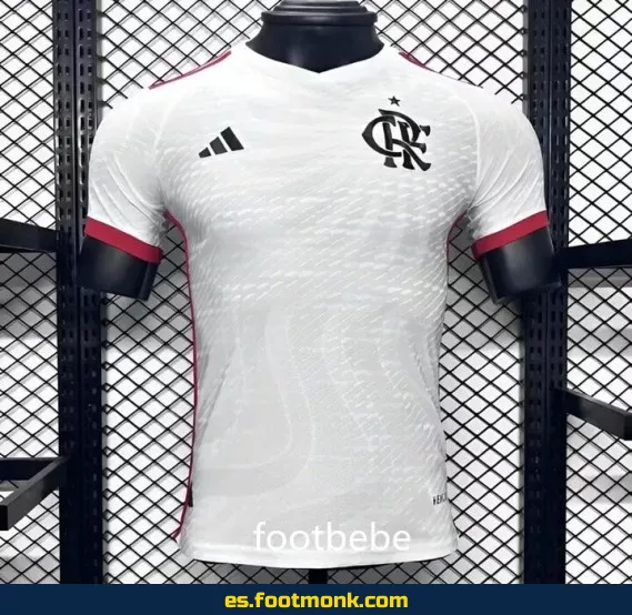 Camiseta Oficial Flamengo 2024-2025 Visitante Blanca – Edición Especial