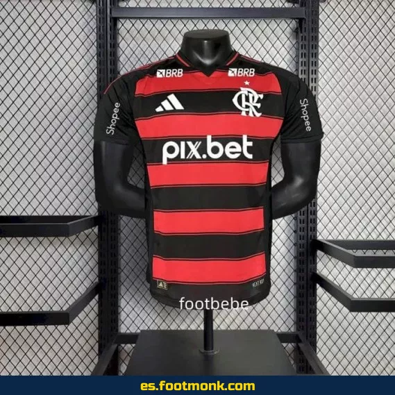 Camiseta Oficial Flamengo 2025-2026 - Edición Domicilio - Tienda de Fútbol Online