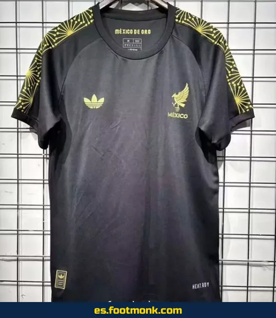 Camiseta de Entrenamiento México 2025-2026 Negra – Edición Oficial