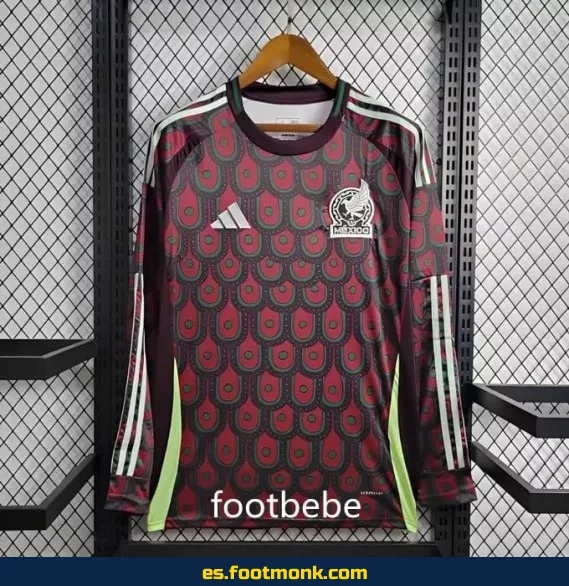 Camiseta de México Edición Especial Copa América 2024 Local Manga Larga – Oficial
