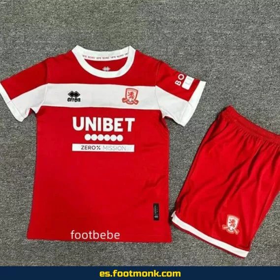 Camiseta Middlesbrough Niños 2024-2025 Local – Tienda Oficial de Fútbol