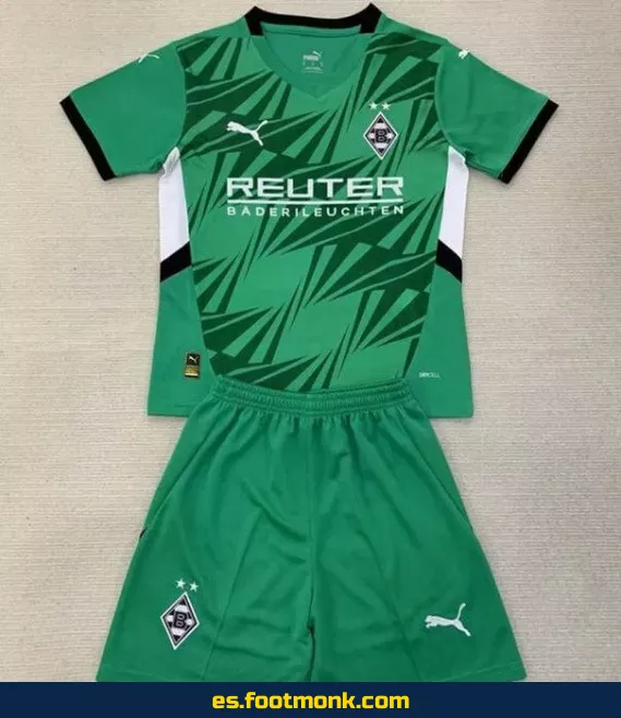 Camiseta Exterior Borussia Mönchengladbach Niños 2024-2025 – Oficial