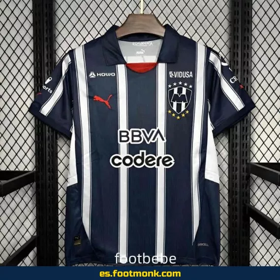 Camiseta Oficial CF Monterrey Local 2024-2025 – Envío a Domicilio