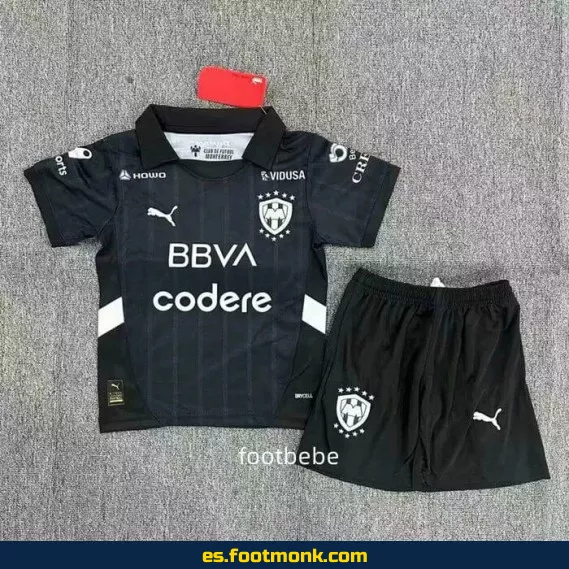 Camiseta Oficial Monterrey Niños 2024-2025 - Tercera Equisación
