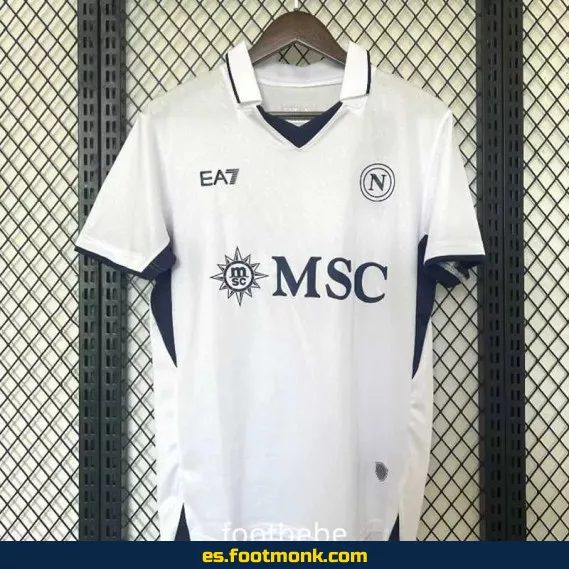 Camiseta SSC Napoli 2024-2025 Visitante Blanca – Edición Oficial